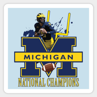 Awesome Michigan National Champions Design Sticker